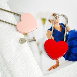 Namsan Tower Love Lock - Pink & Red Pink Key