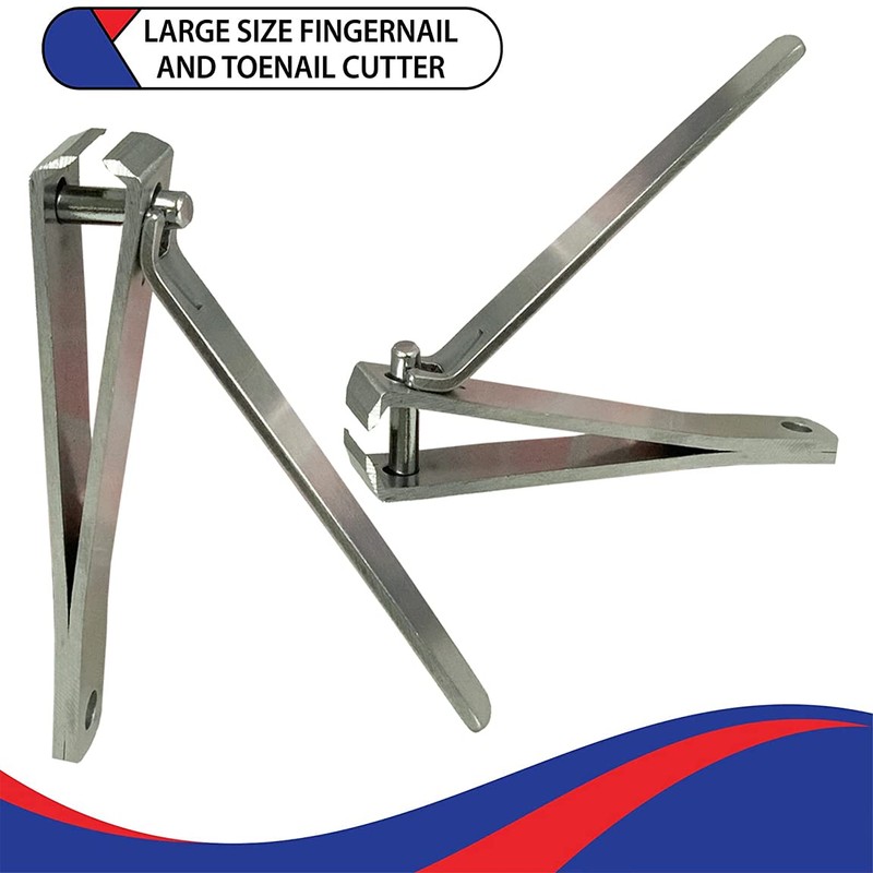 YNR Straight Large Nail Clippers - 80mm, Heavy Duty Stainless
