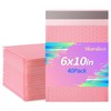 skardeco 6x10 Inch Pink Bubble Mailers 40 Pack Self-Seal Poly