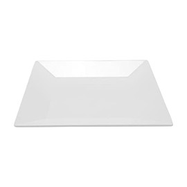 G.E.T. ML-90-W 12" Square Plate, White, Large