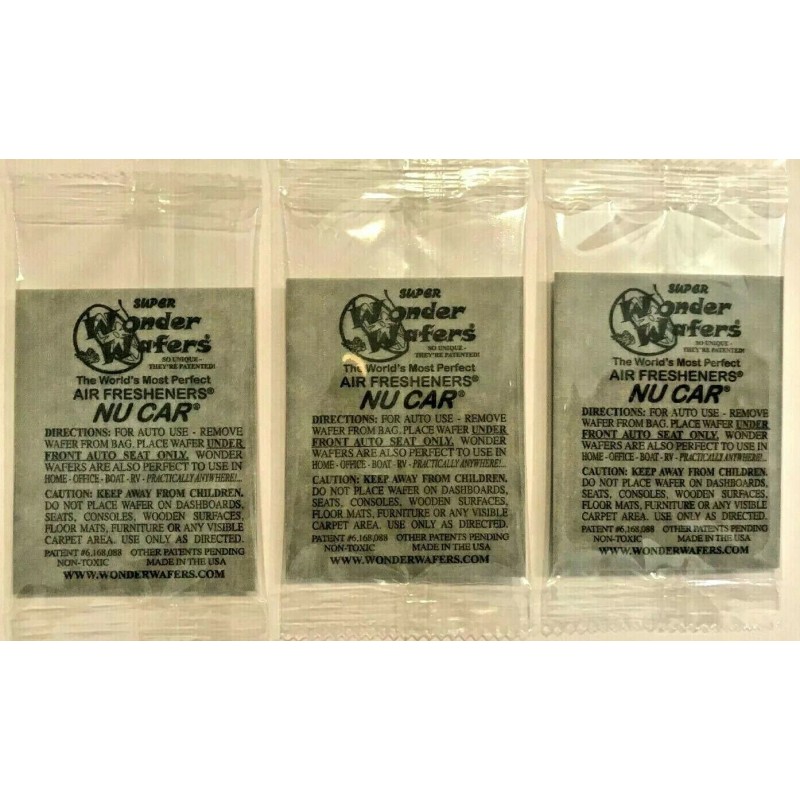 Wonder Wafers 17~ Wonder Wafer "NU CAR " INDIVIDUALLY WRAPPED