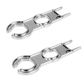 APOMOONS Key Tensioner Set Aluminium Tool Wrench for PV Plug, Plug-In Mounting Tool for Plugs for Solar Panel Cable PV System Wire and Connector (Pack of 2)