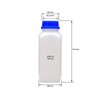 Wide Neck Bottles With Blue Lid, 1 x, 1000 ml