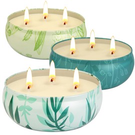 KIYTARBOO Citronella Candles - 3 Pack Large Outdoor Candles