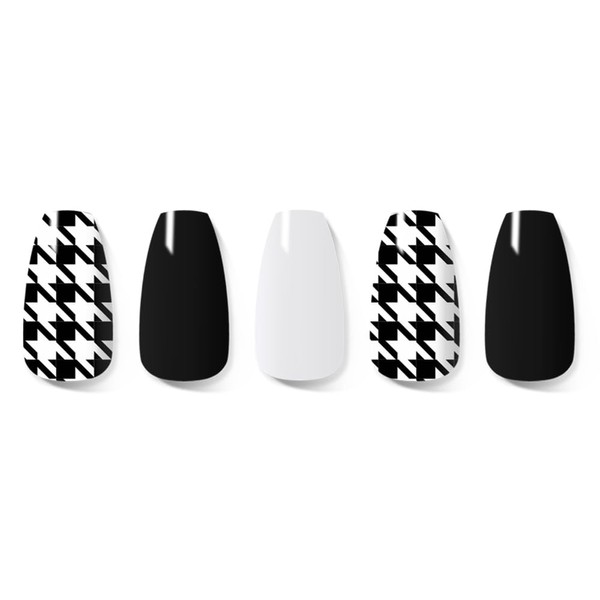 BECKYSTAR Art Gel Nail Stickers-1 - Salon-Quality, Long-Lasting, and Easy