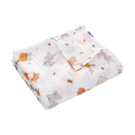 Miracle Baby muslin blanket swaddle Cotton Summer 110x150cm for Boys Girls