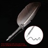 Tyenaza Feather and Ink Set, Sparkling Quill Pen Set, Antique