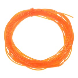 sourcing map Polyurethane Round Belt 2 mm Diameter 32.8 ft (10 Metres) Length Smooth Surface PU Urethane Belt for Drive Transmission Orange