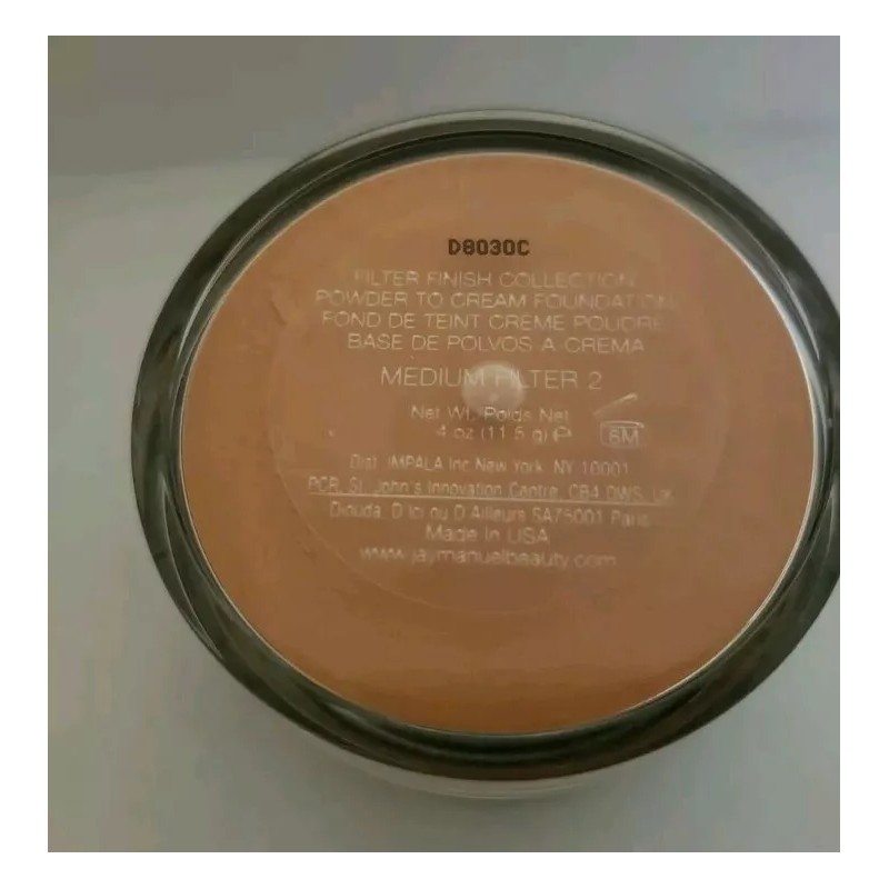 Jay Manuel Beauty Powder to Cream Foundation⚘Med