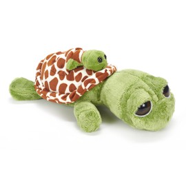 The Petting Zoo Mom and Baby Sea Turtle Stuffed Animal, Gifts for Kids, Pocketz Ocean Animals, Sea Turtle Plush Toy 12 inches
