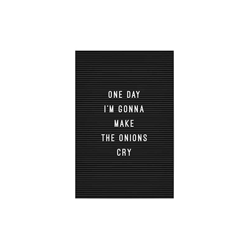 artboxONE Poster 30 x 20 cm Typography Letterboard Onions Picture