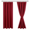 JIUZHEN Curtains with Ruffle Tape, Blackout Curtains, Opaque Curtains, Living