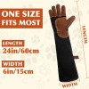 HANDLANDY 24 Inches Animal Handling Gloves Bite-Proof & Scratch-Resist