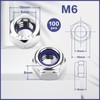 M6 Hexagonal Nuts Stainless Steel A2 V2A Hexagonal Nut Self-Locking