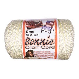 Craft County Bonnie Cord – 6mm Diameter – 100 Yards in Length (Ivory)