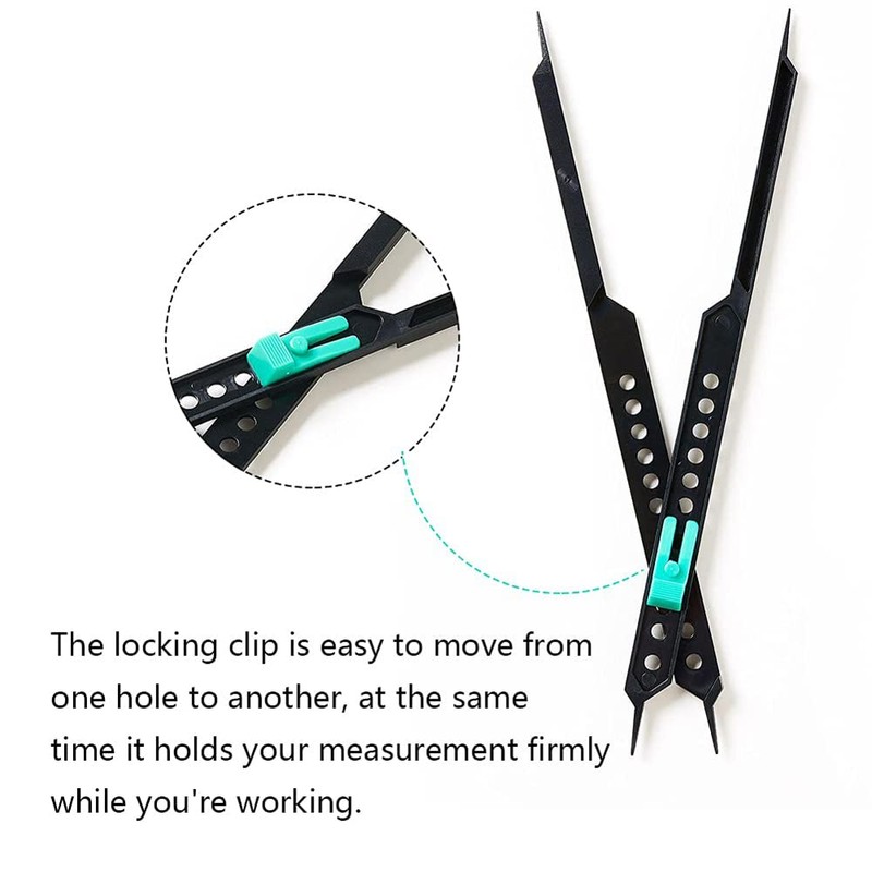 10 Inches Proportional Scale Divider Drawing Plastic Tool for Artists