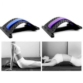 Neck Shoulder Spine Back Stretching Acupressure Back massage exercise equipment purple