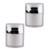 LALAFINA Airless Pump Jars, 15 ML 2 Pack Empty Cosmetic
