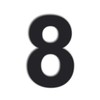 QT Modern House Number - EXTRA LARGE 10 inch BLACK