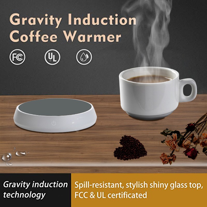 Heating Coaster Gravity Sensing Cup Warmer Heat Placemat Electric Thermostat
