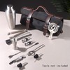 TREELF Portable Bartender Bag Travel Bartender Bag Canavs Bar Kit