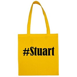 Reifen-Markt Tasche #Stuart Größe 38x42 Farbe Gelb Druck Schwarz
