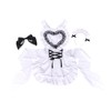 Clearstone Topping Tops, Cosplay Halloween Maid Apron, Ladies' White