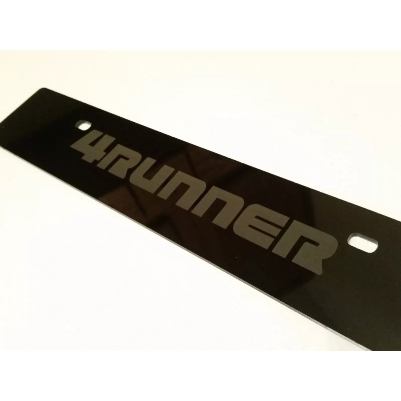 StreetRays [Originals] [SR] Black Front License Plate Delete FOR '4Runner'