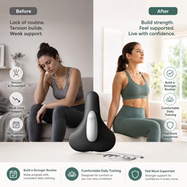 Electric Pelvic Floor Trainer for Women – Ergonomic Kegel Exercise Tool with Vibration Comfort Support