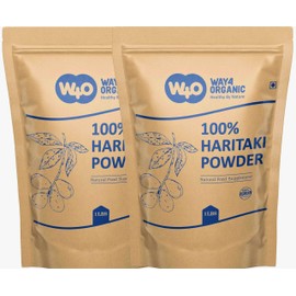 WAY 4 ORGANIC W4O Haritaki Powder 1lb (16 Ounces), Terminalia Chebula (2 Pound)