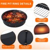 32 inch Inner Fire Pit Ring, Outdoor 2.5MM Steel Firepit