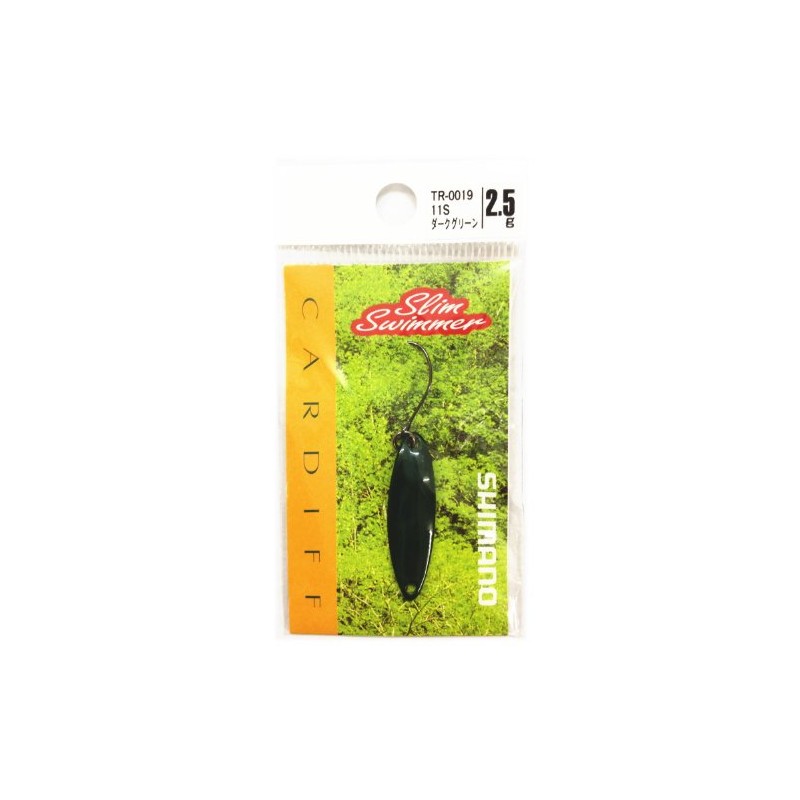 Shimano TR-0019 11S Spoon, Cardiff Area Spoon, Slim Swimmer, 0.1