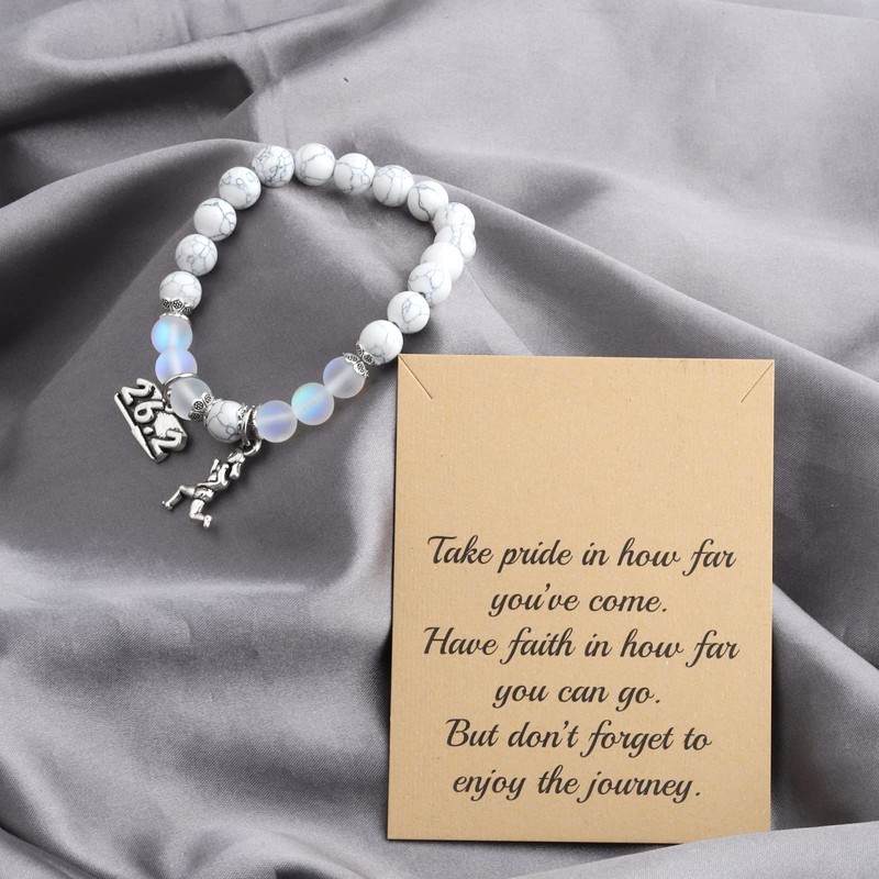 Runner Bracelet Marathon Running Gift Track Gift Marathon Runner Inspirational