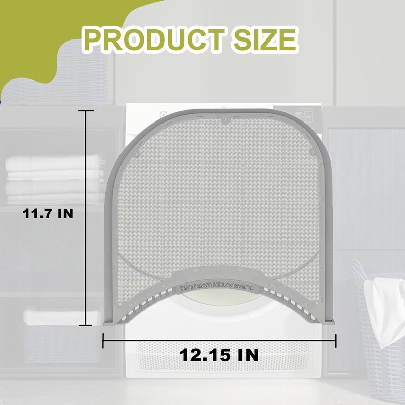 DLE2301W DLE2516W DLE2301W Dryer Lint Filter