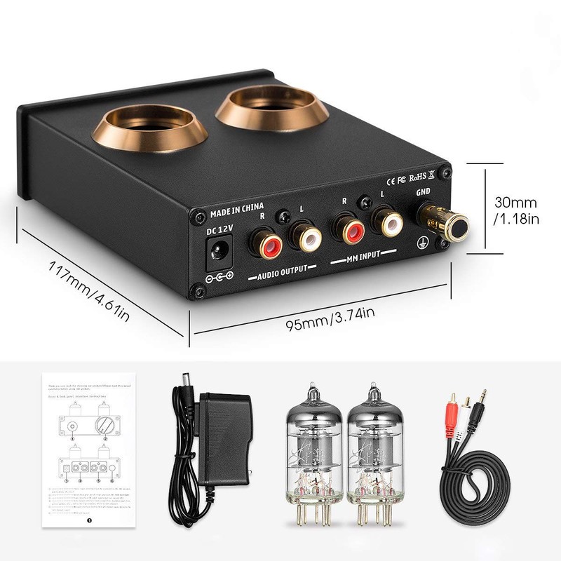 Douk Audio T3 PRO MM Phono Stage Preamp Mini Stereo