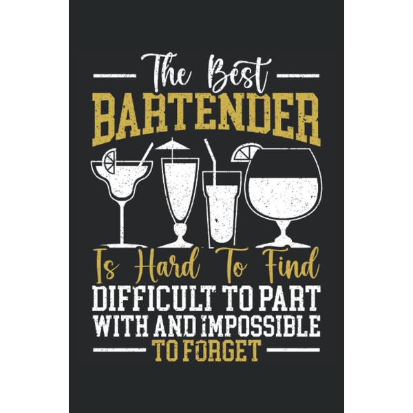 The Best Bartender: Bartending Notebook For A Bartender, Alcohol Server