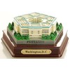 Great Places To You Washington DC Pentagon Souvenir Figurine (5" Wide) - Green Resin Tabletop Sculpture