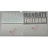 Mandate Freedom Decal (Black)