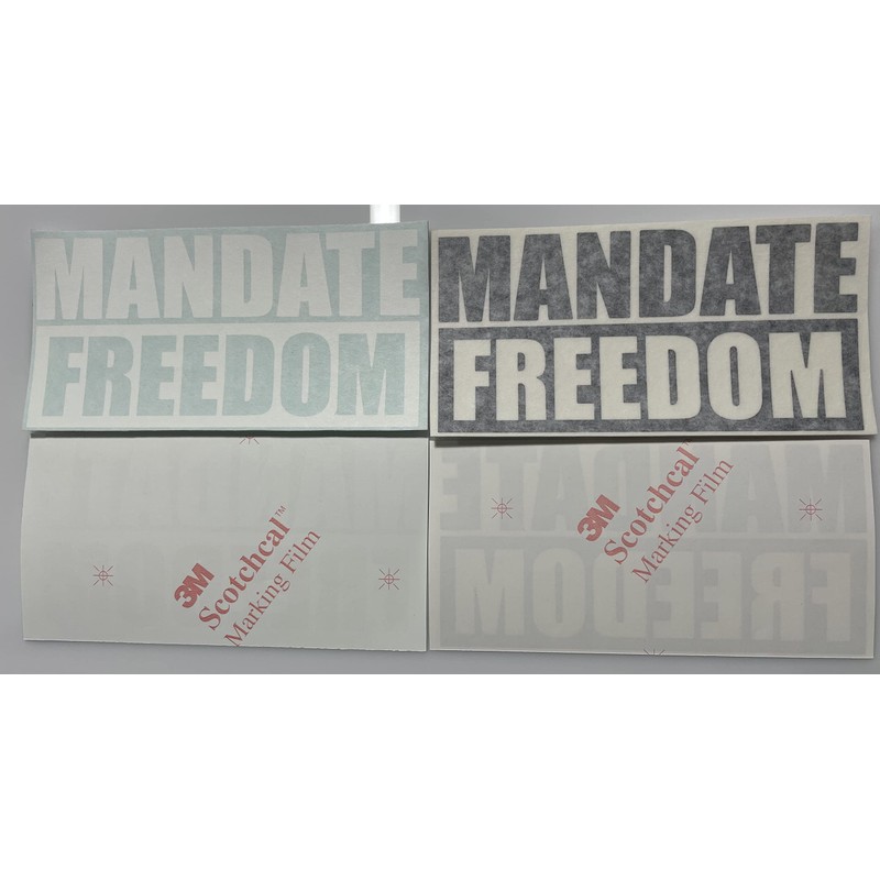 Mandate Freedom Decal (Black)