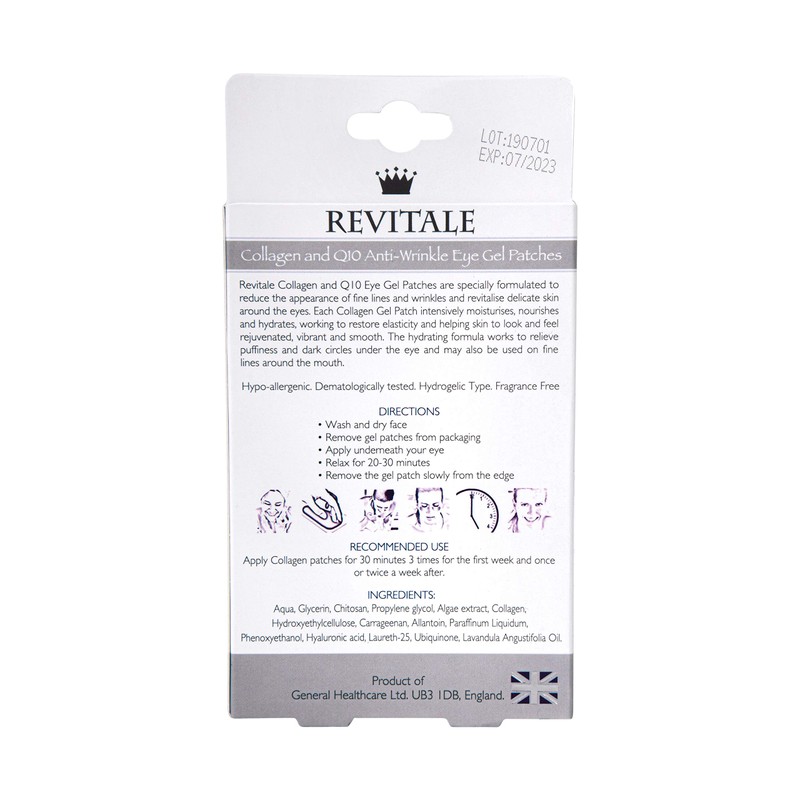 Revitale Collagen & Q10 anti-wrinkle eye patches
