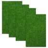 Aeaocvo 4 Pieces Artificial Grass for Crafts, 15 x 25