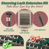 Lash Clusters Kit Soft Natural with Thin Band Easy to