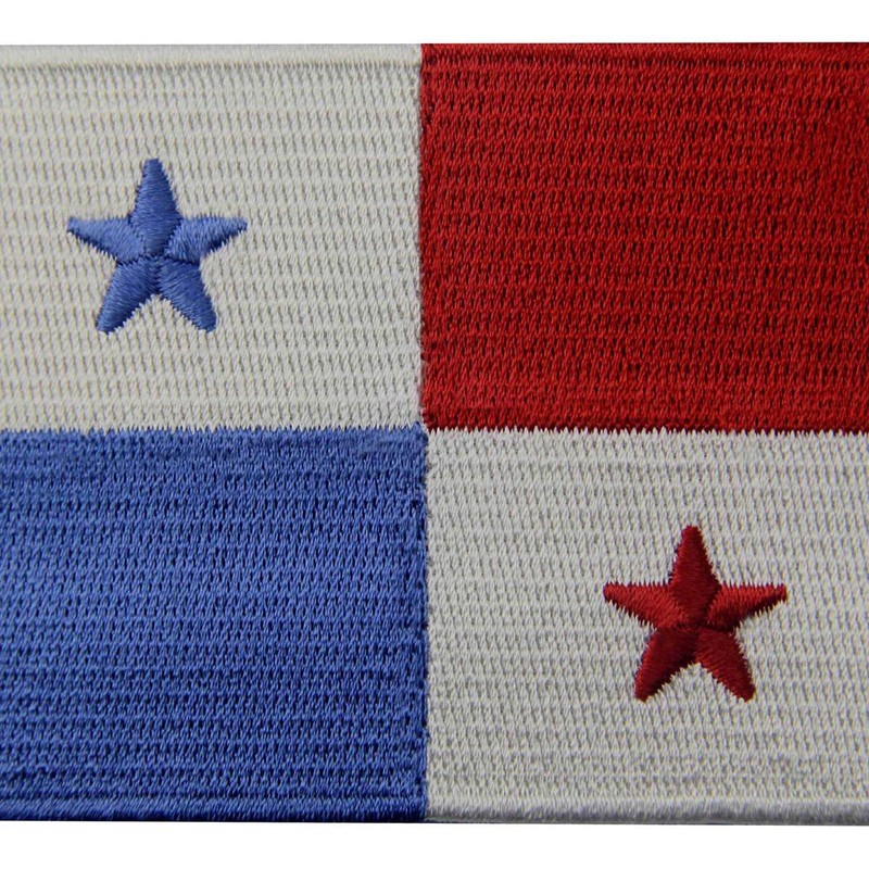 Panama Flag Embroidered Patch Panamanian Iron On Sew On National