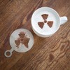 getDigital Nerdy Cappuccino Stencil Set: 5 Stainless Steel Stencils for