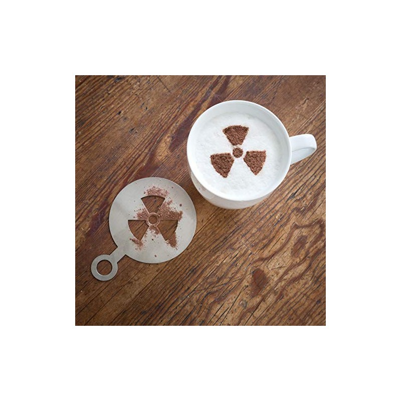getDigital Nerdy Cappuccino Stencil Set: 5 Stainless Steel Stencils for