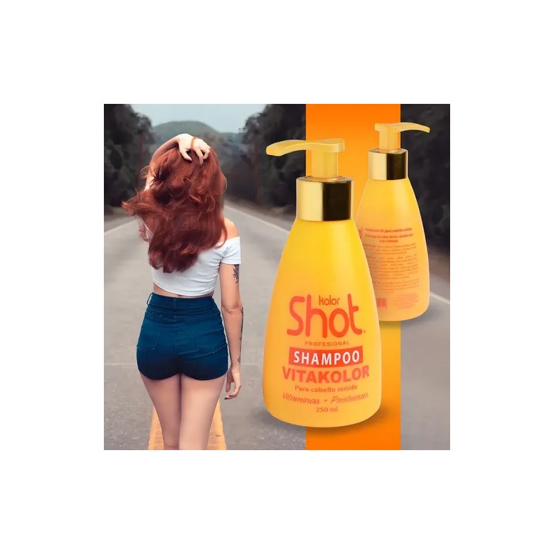 Shampoo Vitakolor Cabello Teñido Kolor Shot 250 Ml