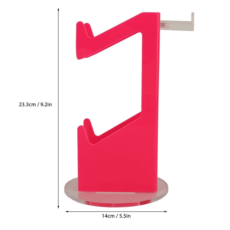Game Controller Holder Acrylic Stable Space Saving Headset Controller Stand
