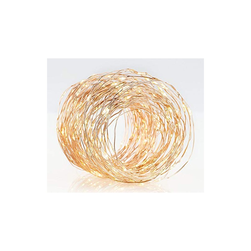 Lunartec Solar Light Wire: Solar String Lights Made of Copper
