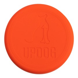 Updog Products 6-inch Dog Frisbee Small, Lightweight and Durable Frisbee for Dogs Made in USA Bright Colored Frisbee Dog Toy (Orange)
