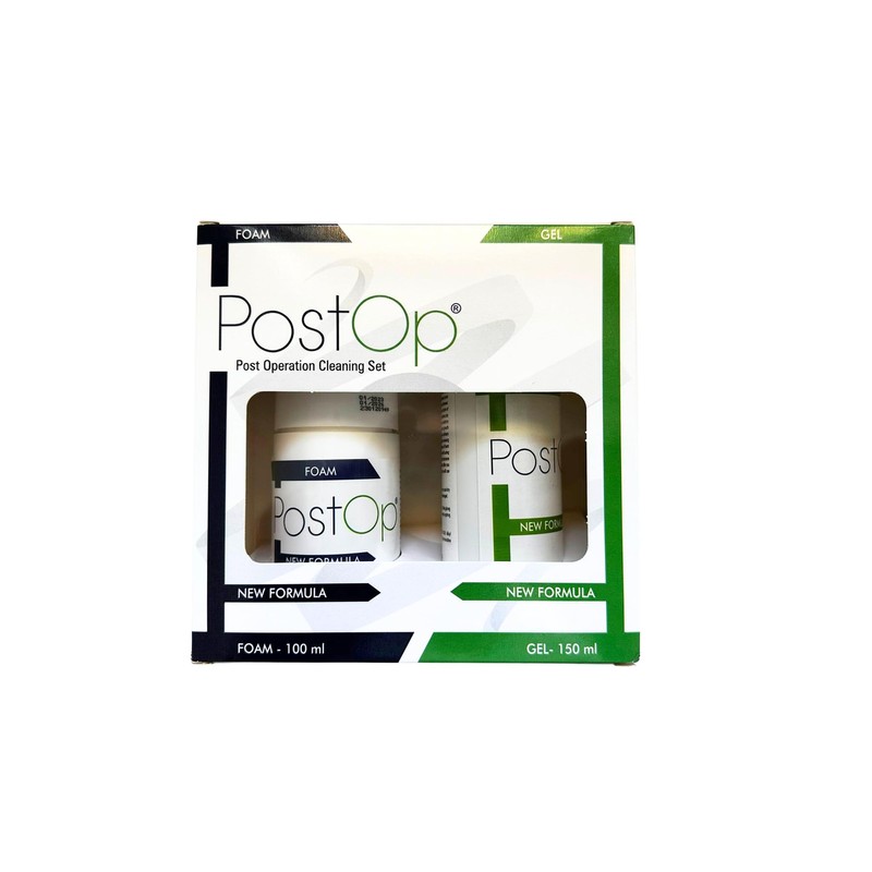 PostOp Kit After Hair Transplantation, Shampoo + Foam, Specially Designed